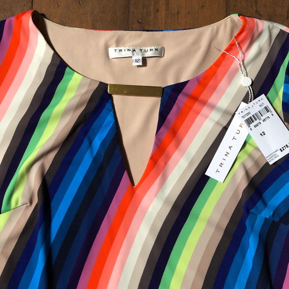 Trina Turk Women's Multicolored Bolero Shift Dress - Picture 3 of 5